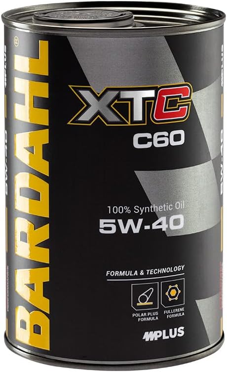 Bardahl XTC C60 SAE 5W-40 - Olio Motore 100% Sintetico 1L