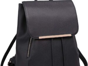 Miss Lulu Zaino Donna Elegante in Pelle Rigida Impermeabile