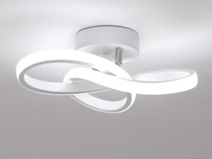 Lampada LED a Fiore 22W, Plafoniera Moderna 2500lm