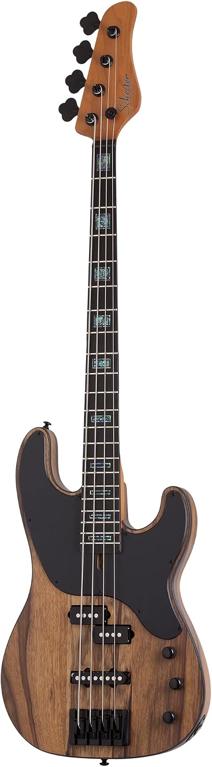 Basso Elettrico Schecter Model-T 4 Exotic Black Limba