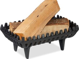 Bruciacamino Relaxdays Ghisa, 15x37x26 cm