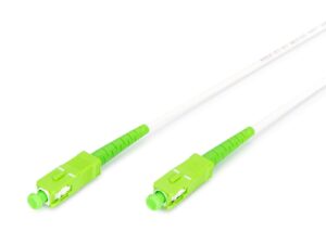 Digitus Cavo Fibra Ottica OS2 5m SC/APC Armato SM Bianco