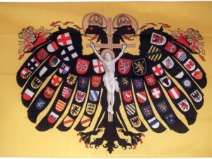 Bandiera Sacro Romano Impero Germanico - 90x150 cm + Sticker