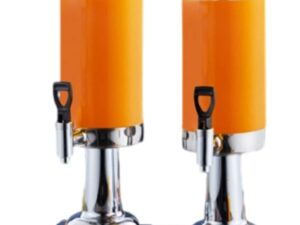 Distributore bevande in acciaio inox 3L/6L con 2 rubinetti