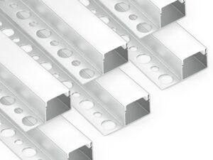 Confezione 6 profili LED alluminio 1 m con diffusore