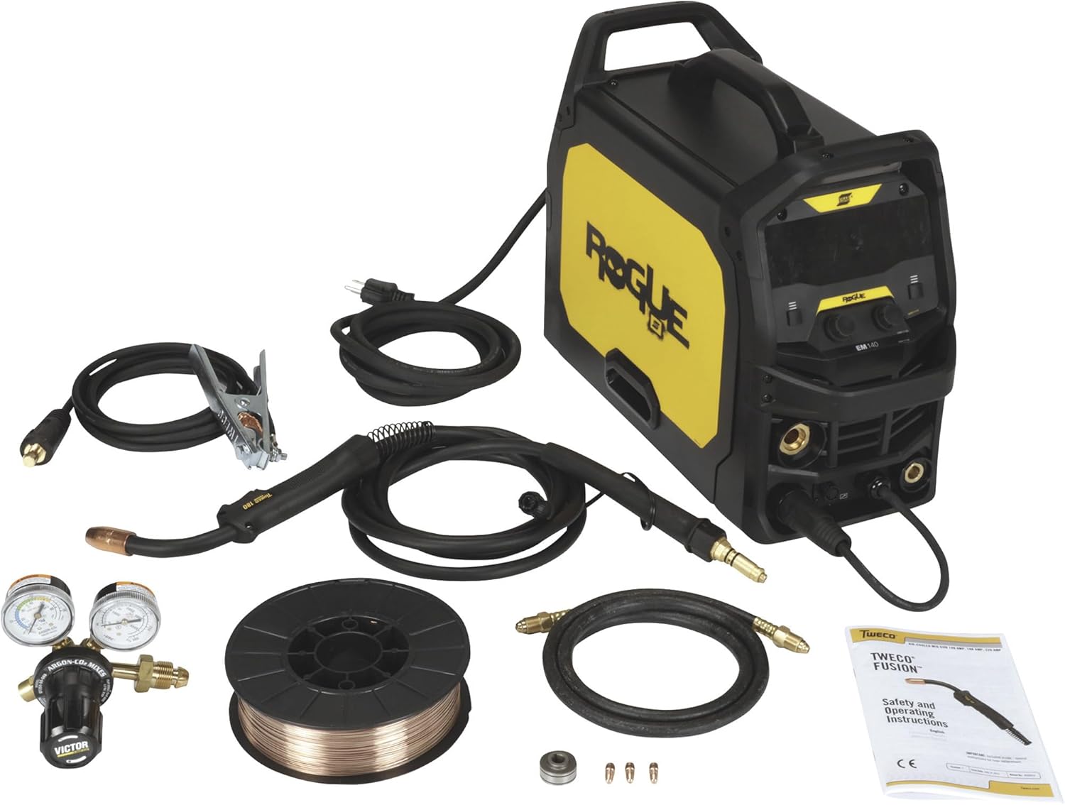 ESAB Rogue EM 140 Saldatore MIG/Nucleo di Flusso 140A