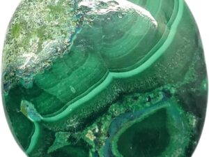 Malachite naturale ovale 24x20mm cabochon per gioielli