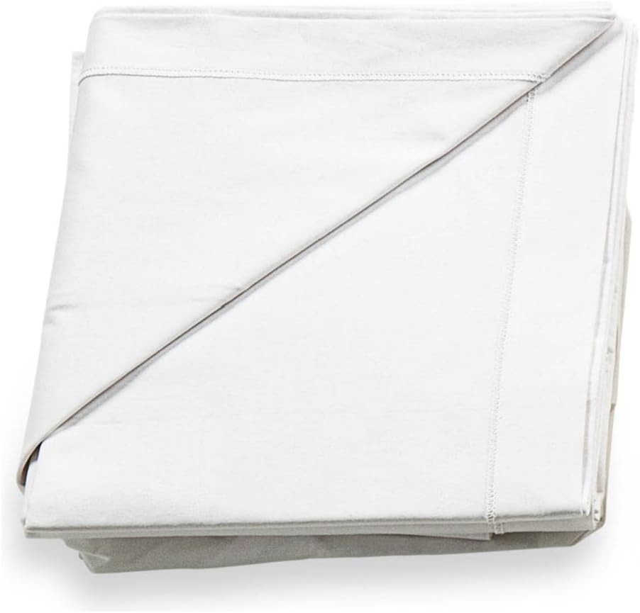 Set Lenzuola Carrozzina Bianco 3 Pezzi 100% Cotone