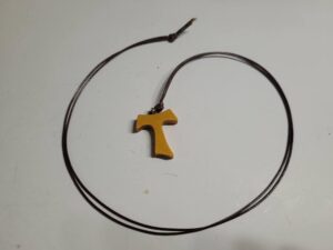 Collana Croci Tao Tau Legno - Protezione Reliosa - 85 cm