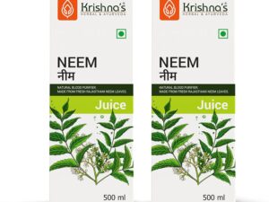 Succo di Neem Krishna's 500 ml (2 pz) - Purificatore Naturale