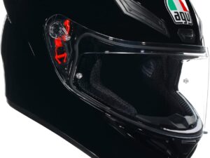 AGV Casco K1 S E2206 - Casco integrale ECE 22.06, nero