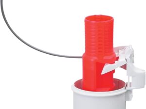 Wirquin MD+00 Meccanismo sciacquone WC singolo cavo, grigio/rosso