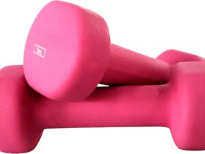 Manubri in Neoprene da 2Kg | Colore Rosa | AnyBasic
