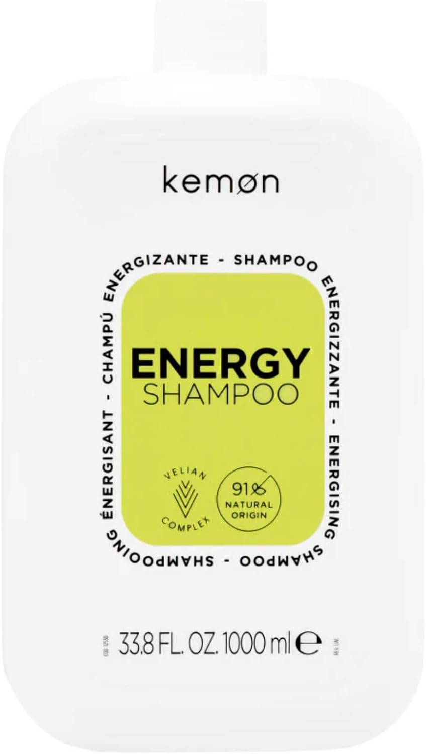 Kemon Energy Shampoo Energizzante 1000ml - Ginseng e Caffeina