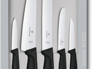 Set Coltelli Swiss Classic Victorinox 5 pezzi, nero