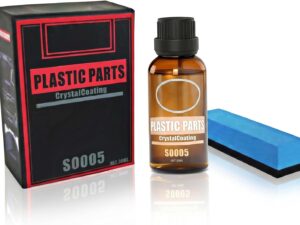 Kit rivestimento nero plastica auto 30 ml Ameble