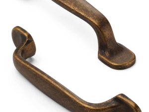 FURNIWARE Maniglie in ottone anticato, confezione da 12