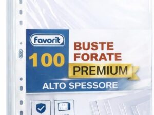 Buste trasparenti Favorit 22x30 cm, 100 pz