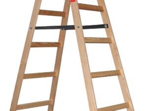 Scala da pittore BAULICH 2x7 in legno - Regolabile e pieghevole