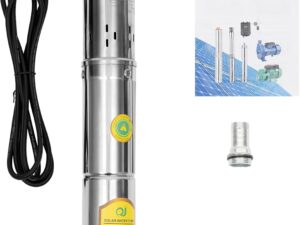Pompa solare sommersa 24V 370W per pozzi profondi