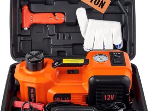 VEVOR Martinetto idraulico elettrico 5T, 12V CC con kit gonfiaggio