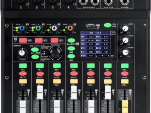 XTUGA DM80: Mixer 8 canali professionale per studio e live