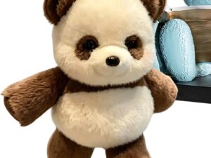 Pupazzo Panda che Corre 45 cm - Morbido Peluche Antistress
