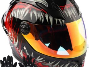 Casco integrale per bambini JianJud, ECE, 3-12 anni