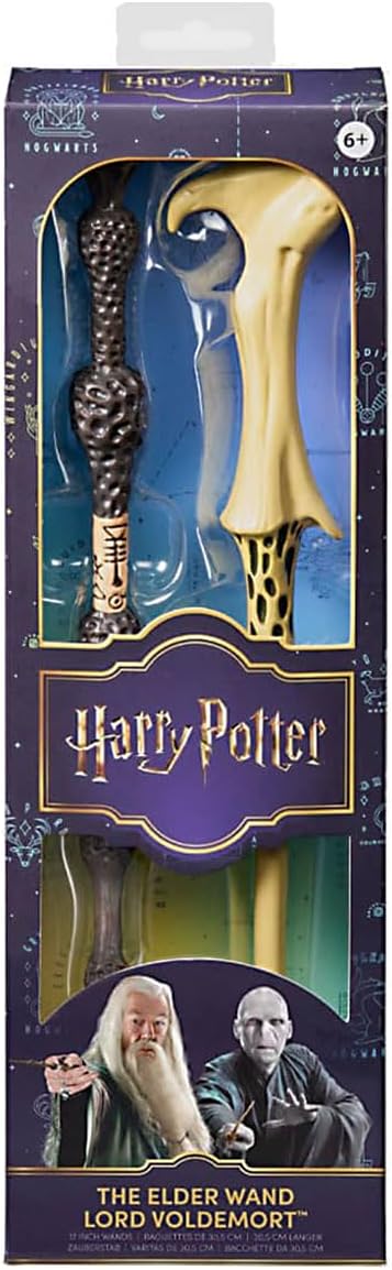 Confezione Doppia Elder Wand e Voldemort Wand - The Noble Collection