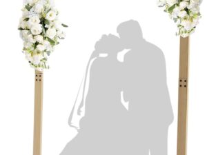 Arco matrimoniale in legno quadrato 2,2m per cerimonie