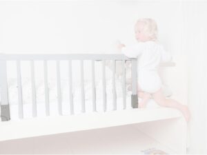 BabyDan Spondina Letto Legno 45x90 cm - Bianco