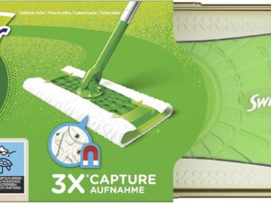 Swiffer Lavapavimenti: Scopa + 8 Panni Dry + 3 Wet