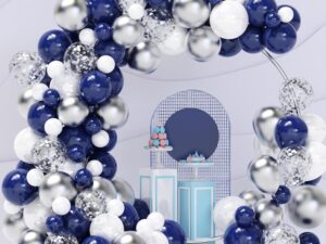 Arco Palloncini Blu 120pz per Feste Compleanno Matrimonio
