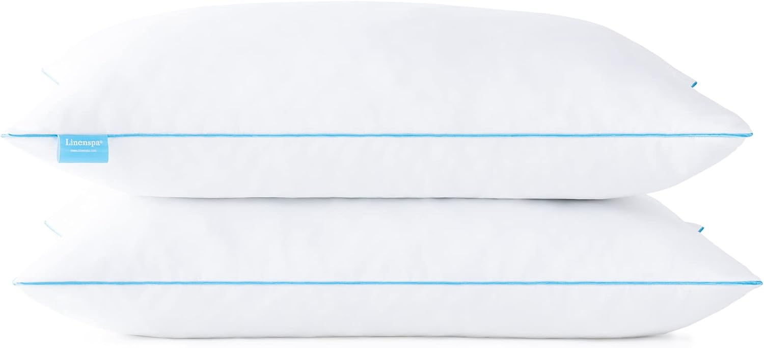 Linenspa Cuscini Memory Foam Set 2 - Comfort Regolabile