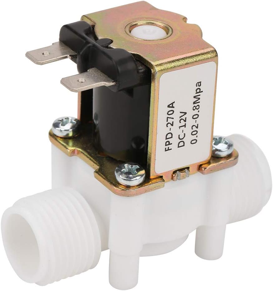 Elettrovalvola 12V G1/2" per acqua - NC - LiebeWH
