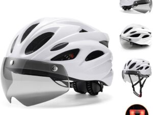 Casco MTB LED Visiera Magnetica Msport Uomo/Donna