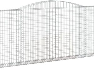 vidaXL Cesto Gabbione Arco - Barriera Giardino Decorativa