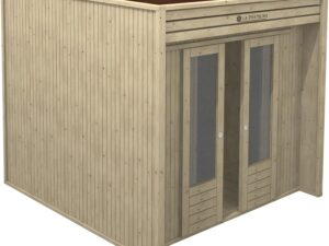 Casetta da Giardino Cubo 2.5x2 - Modello Moderno