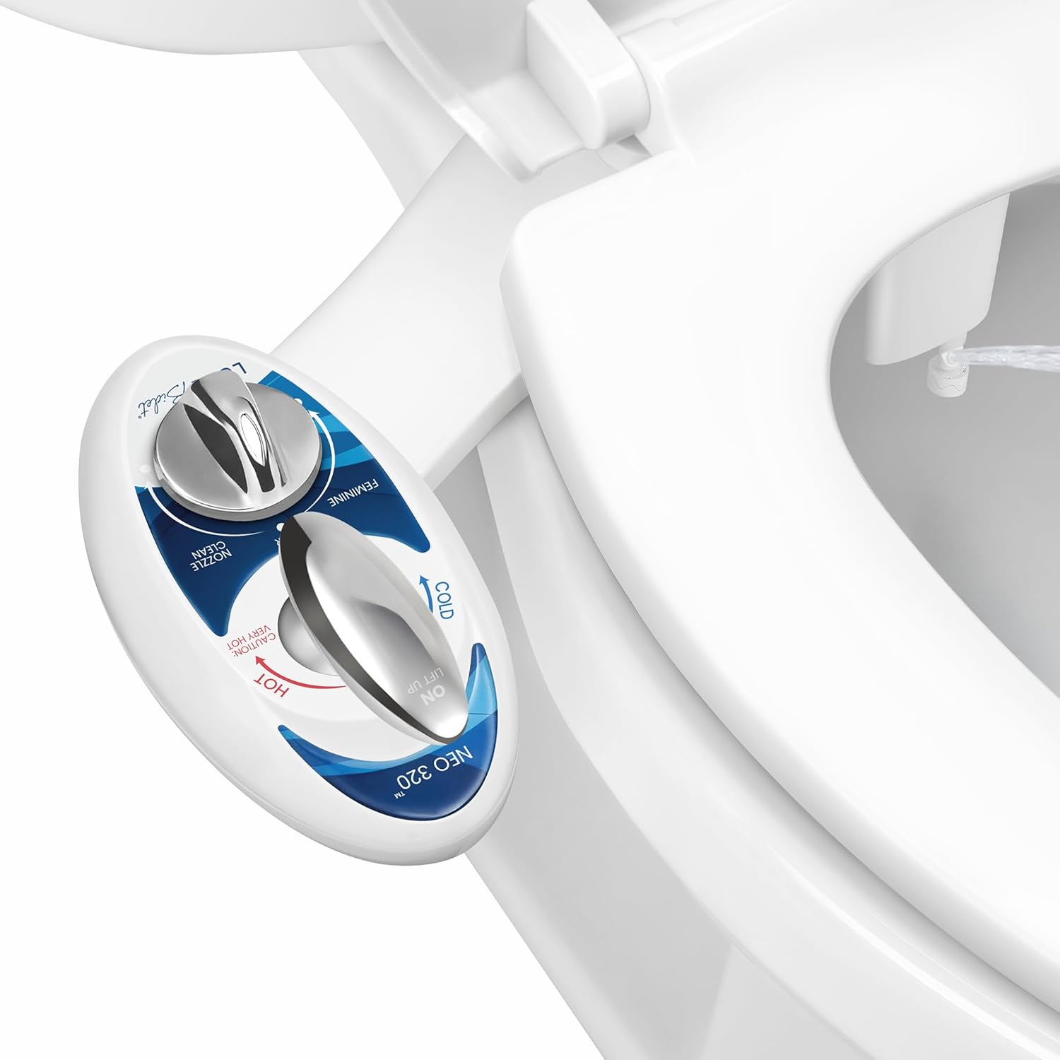 Luxe Bidet Neo 320 – Doppio Ugello con Acqua Calda