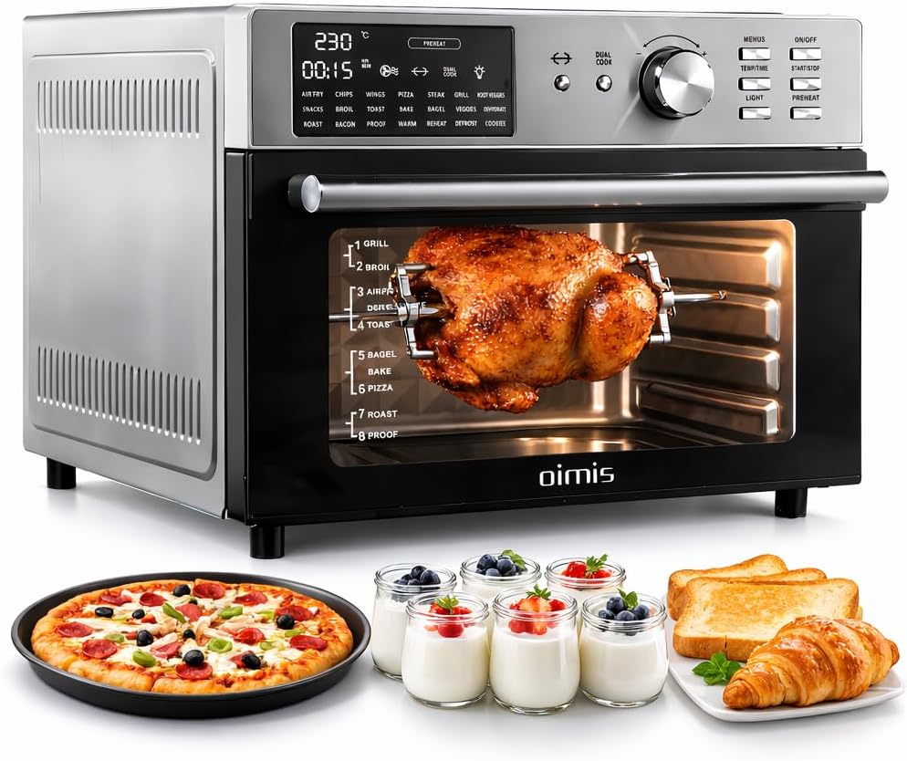 Friggitrice ad aria OIMIS 21 in 1 da 30L, 1800W