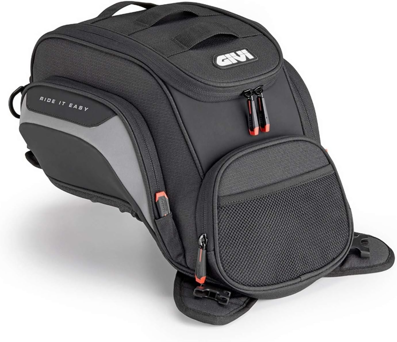 GIVI EASY06 Borsa Serbatoio 12L Magnetica con Cinghie - Nero