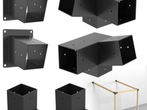 Staffe per pergola 4x4, kit estensione 3 vie TFMUZERT