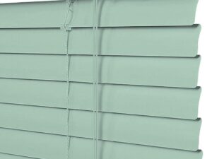 Veneziana Alluminio su Misura 45-210 cm, Lamelle 25 mm Verde Chiaro