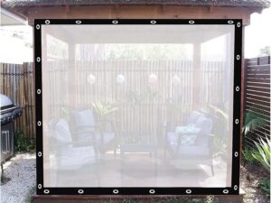 Telo Trasparente PVC 12x20 ft per Pergolati e Auto