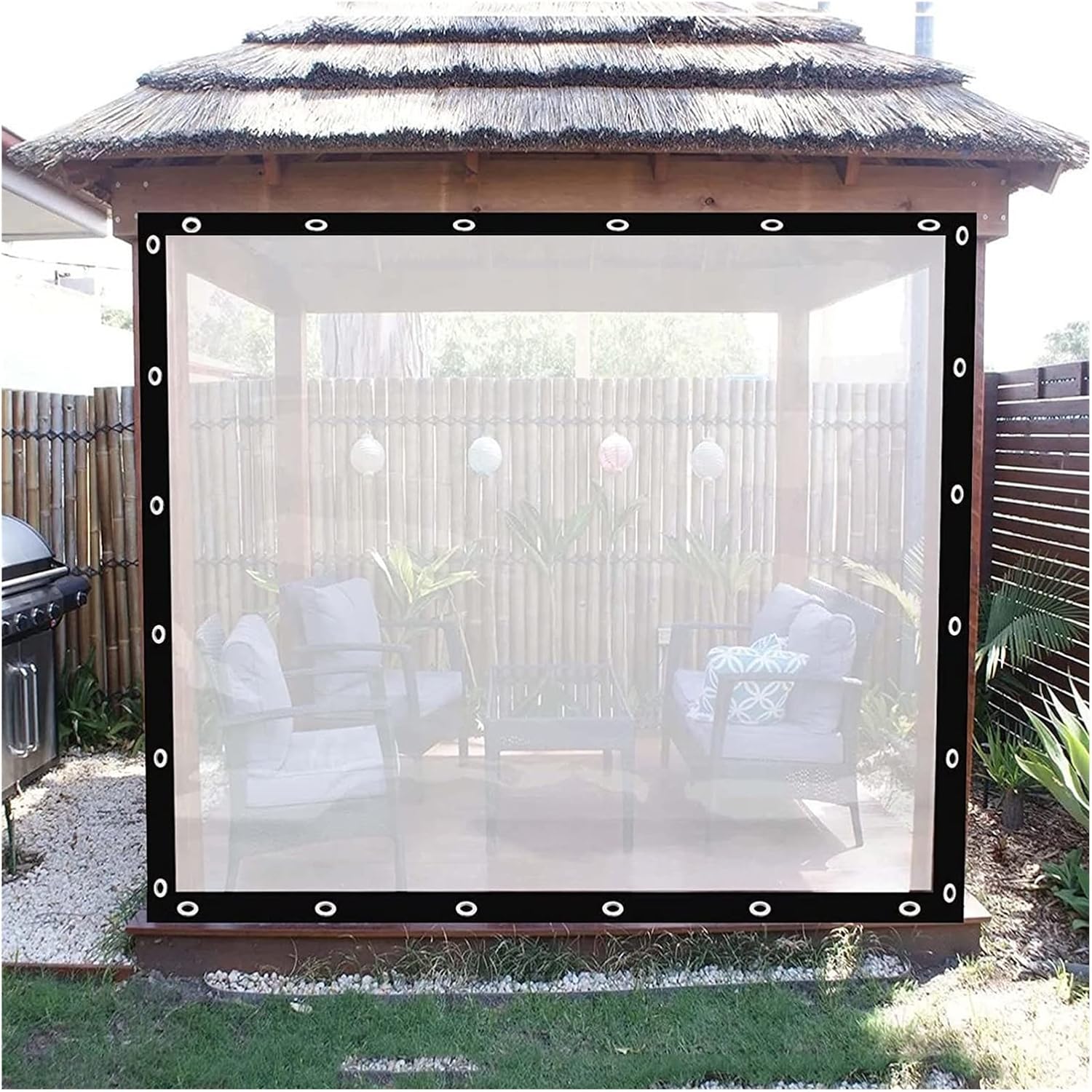Telo Trasparente PVC 12x20 ft per Pergolati e Auto