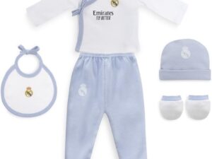 Set Regalo Real Madrid Neonato 5 Pezzi - Azzurro