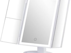 Specchio Trucco LED GRIFEMA Trifold Leggero e Portatile