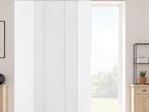 Tende a pannello binario VEVOR 116-218 cm Bianco