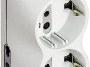 BTicino S3614D Adattatore 4 prese, 16A, Bianco