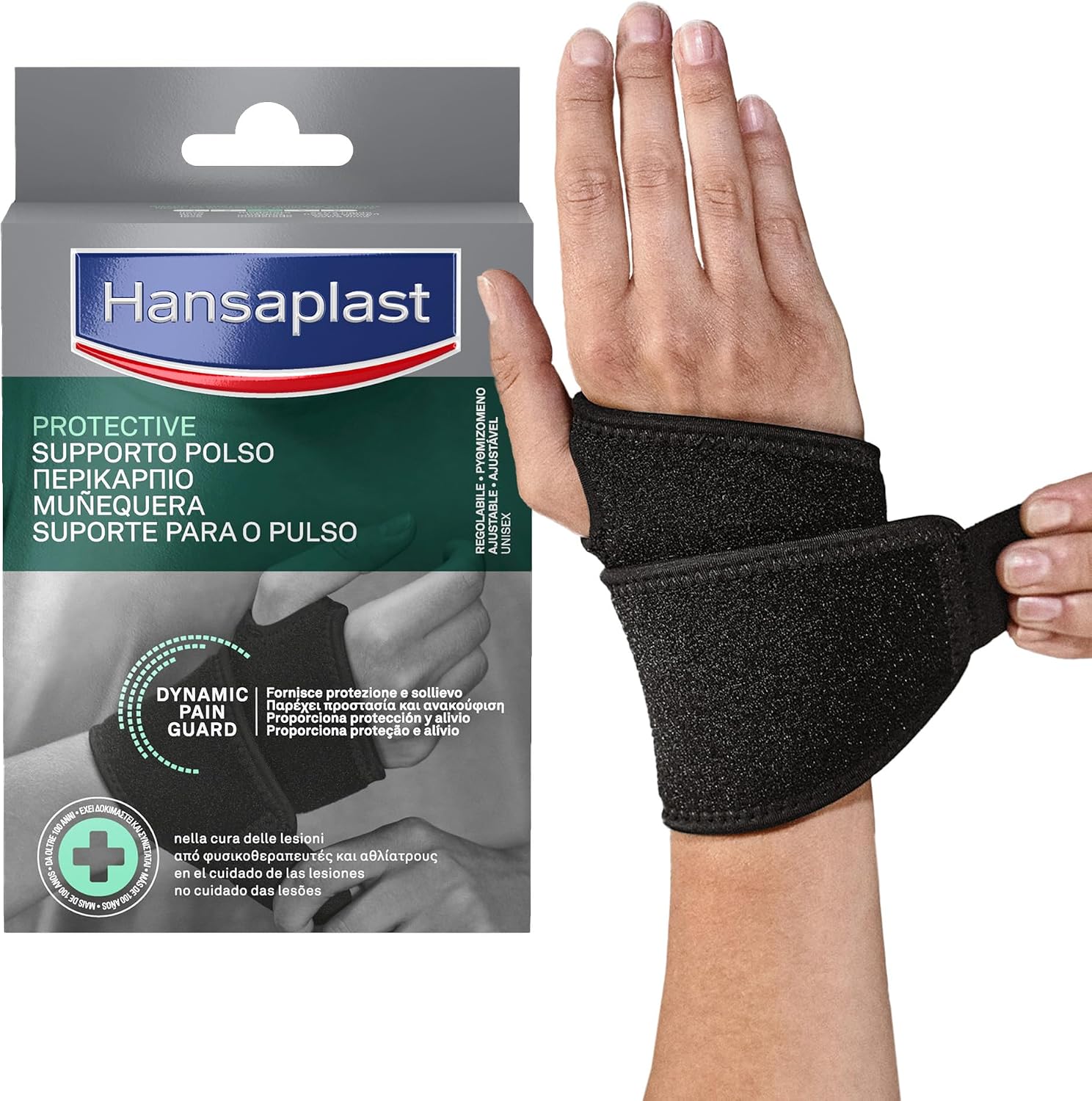 Hansaplast Sport Polsiera Ortopedica con Thermo-Tech